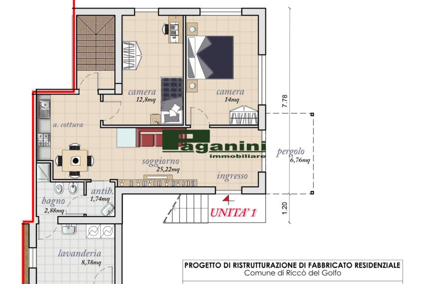piano terra lato spezia
