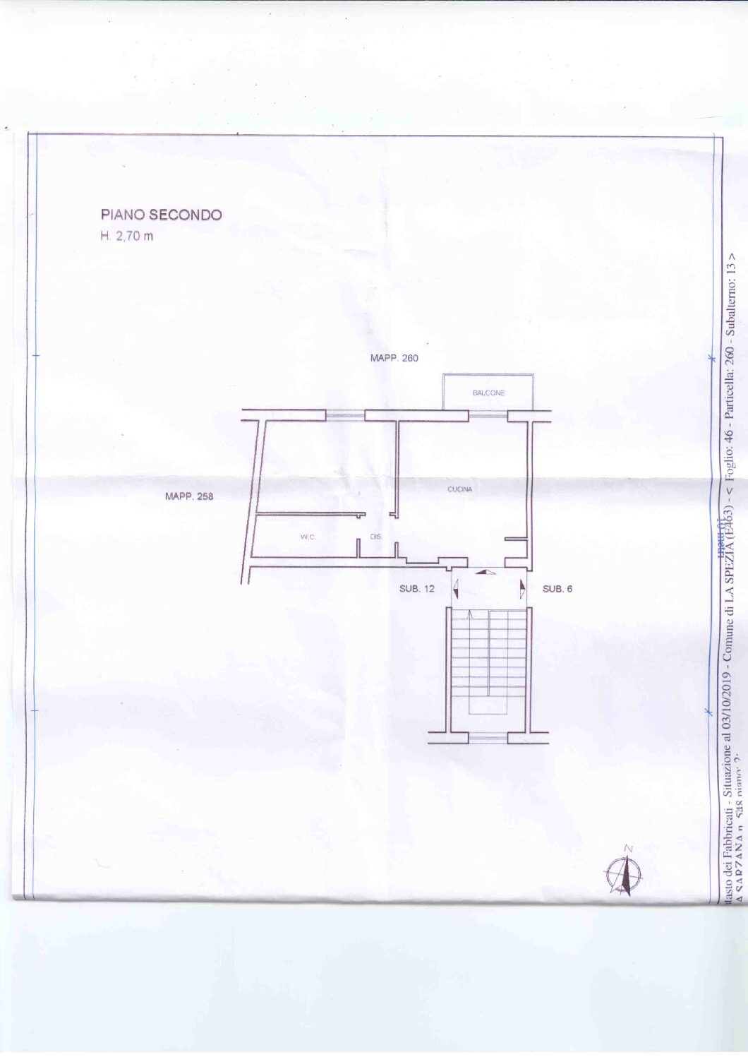 PLANIMETRIA VIA SARZANA